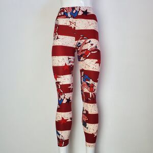 NEW LuLaRoe Red Uncle Sam Leggings